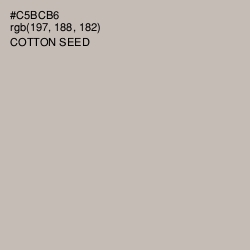 #C5BCB6 - Cotton Seed Color Image